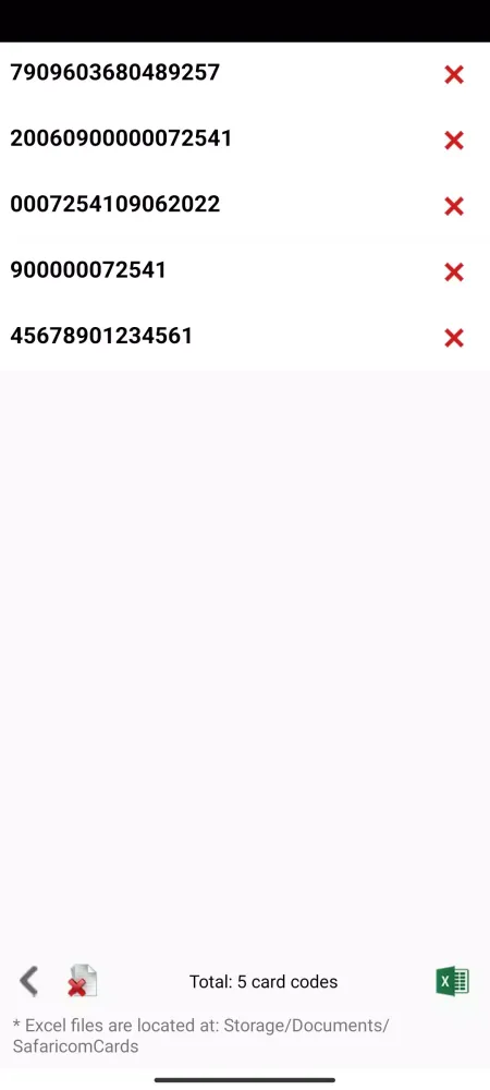 Capturas de tela do Scan Safaricom Scratch Card