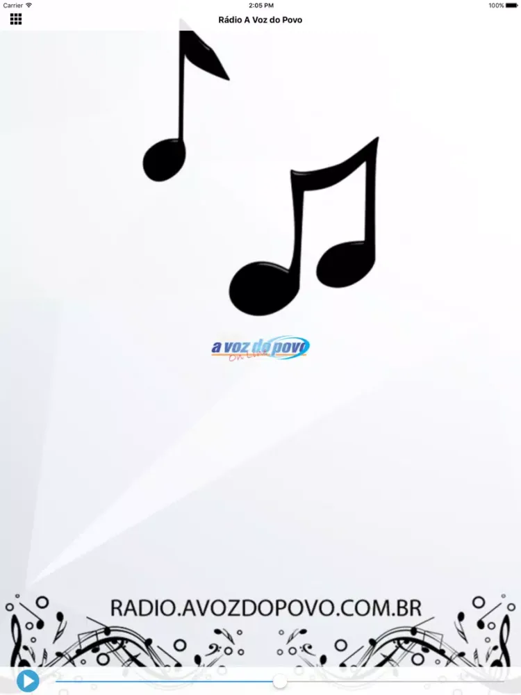 Captures d'écran de Rádio A Voz do Povo iPad 