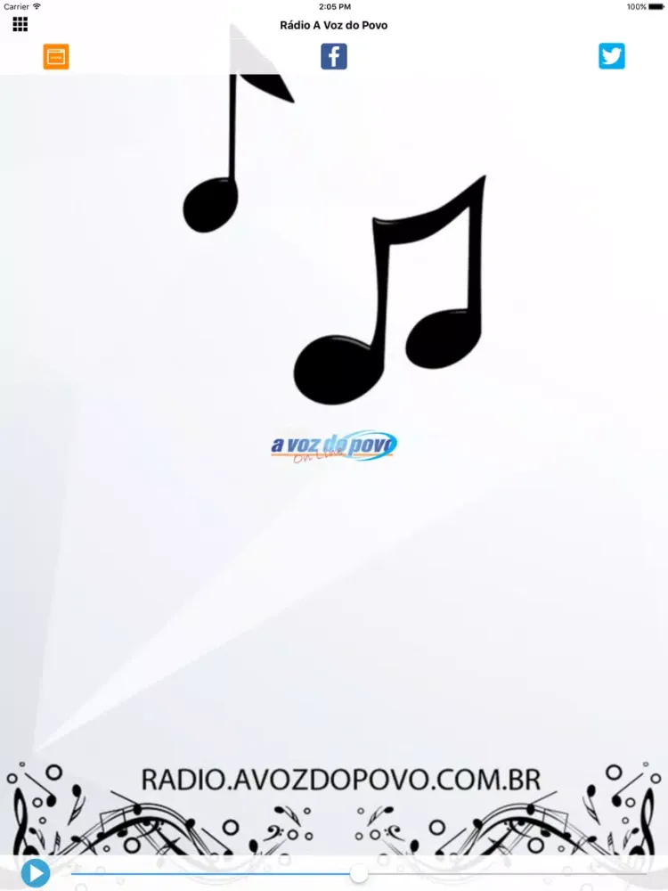 Captures d'écran de Rádio A Voz do Povo iPad 