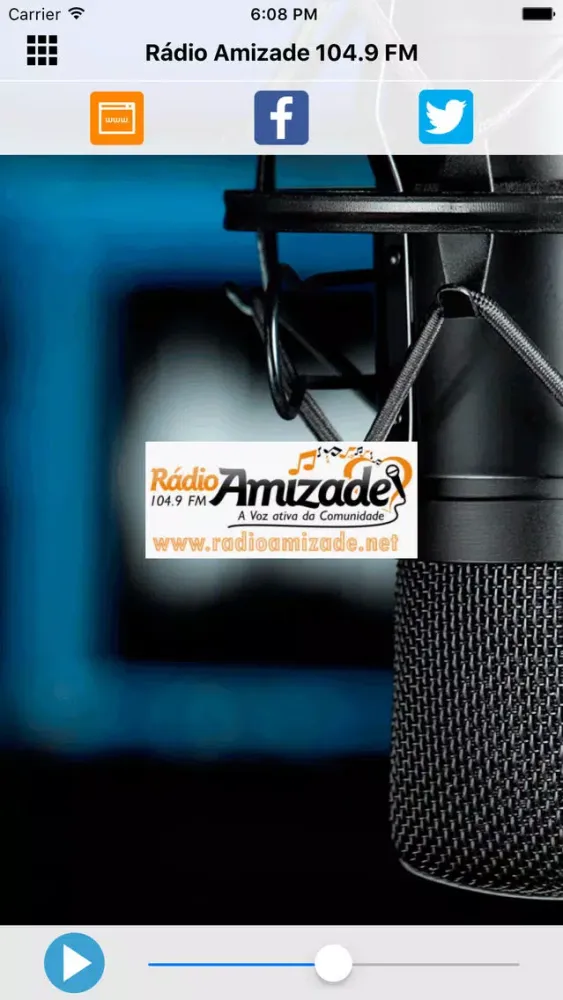 Rádio Amizade 104.9 FM Screenshots