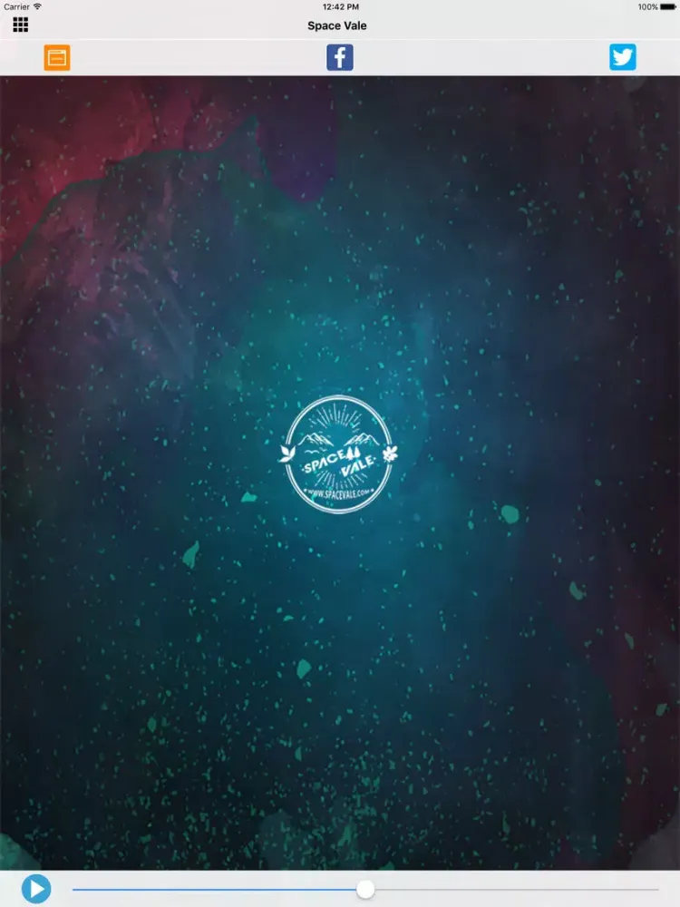 Capturas de tela do Space Vale iPad 