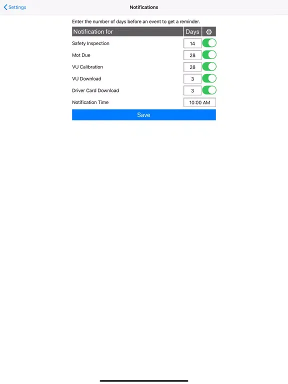 Transport Manager iPad  স্ক্রিনশট