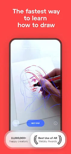 Ảnh chụp màn hình của Sketchar: Learn to Draw