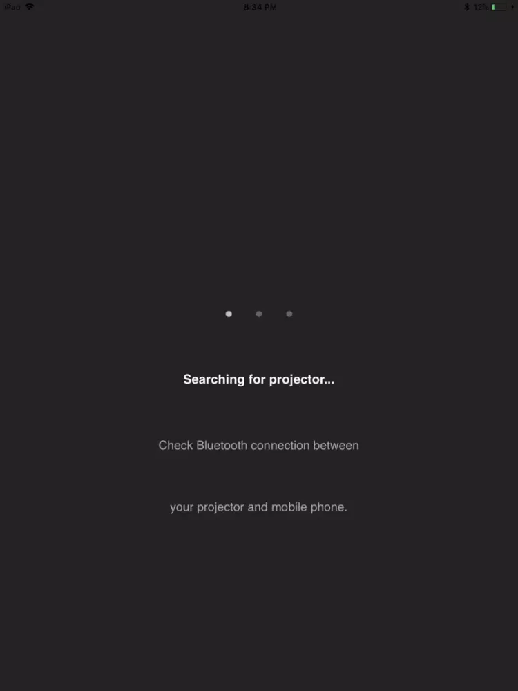 Capturas de pantalla de LTE Beam Projector iPad 