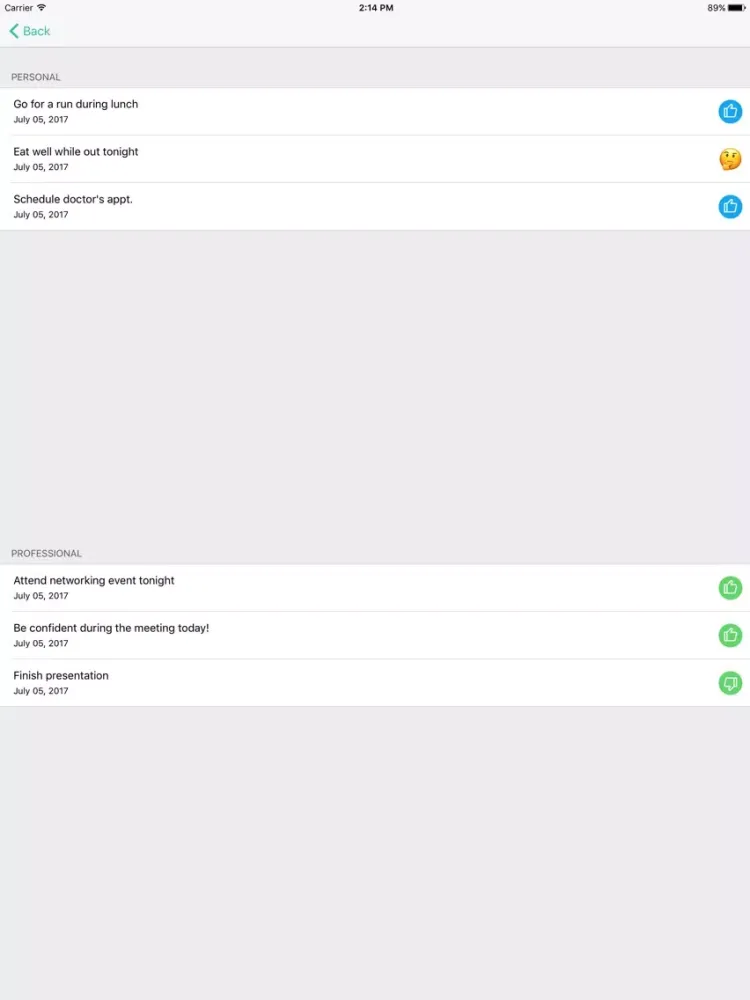 ภาพหน้าจอของ Statement - Daily Goals and Self-Improvement iPad 