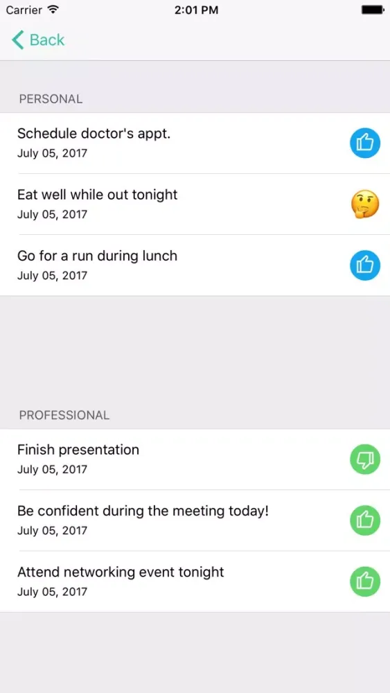 ภาพหน้าจอของ Statement - Daily Goals and Self-Improvement