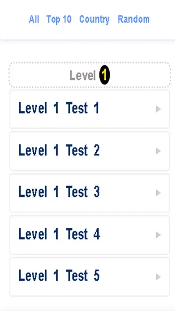 English Quizzes Screenshots