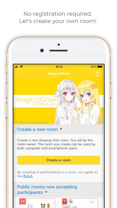 Capturas de tela do MagicalDraw