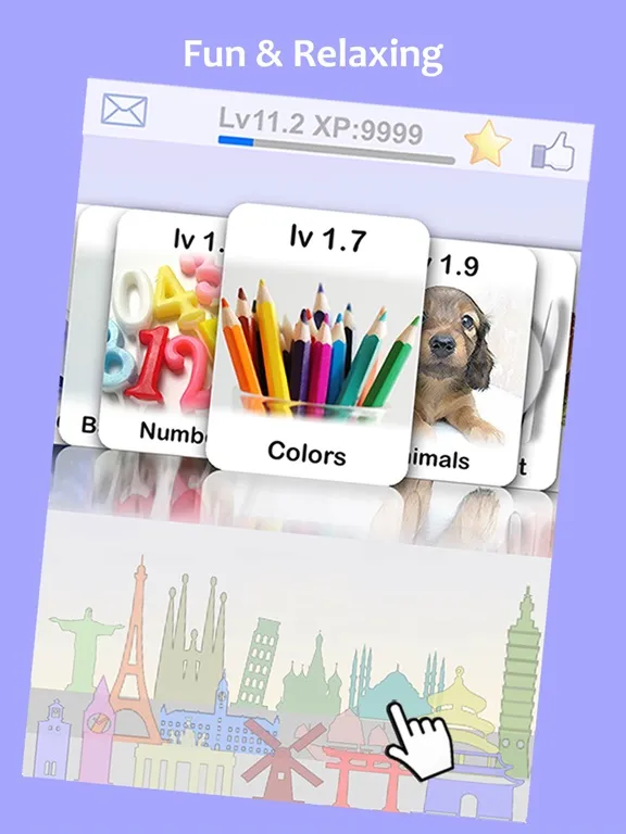 Capturas de pantalla de Learn Greek Vocabulary Words Baby FlashCards iPad 
