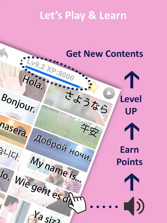 Capturas de pantalla de Learn Greek Vocabulary Words Baby FlashCards iPad 
