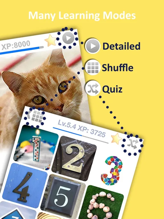 Capturas de pantalla de Learn Greek Vocabulary Words Baby FlashCards iPad 