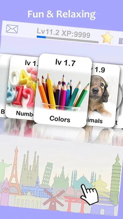 Capturas de pantalla de Learn Greek Vocabulary Words Baby FlashCards