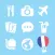 LETS Travel France! Speak French Phrase Guide Book