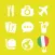 LETS Travel Italy! Speak Italian Phrase Guide Book