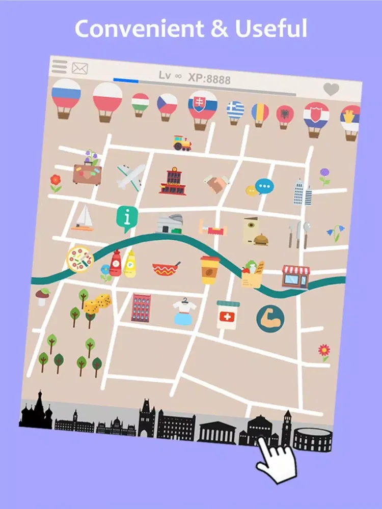 Unlock 12 Central&East Euro Languages 500(Travel) iPad  스크린샷