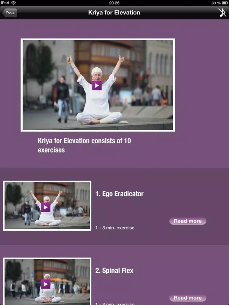 Capturas de pantalla de Kundalini Lite iPad 