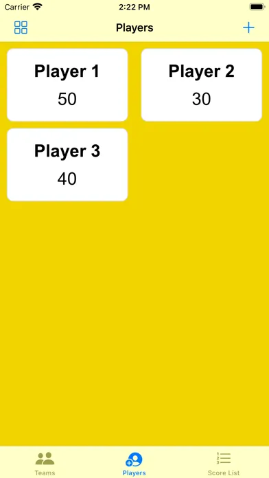 Tangkapan skrin scoreboard قيد