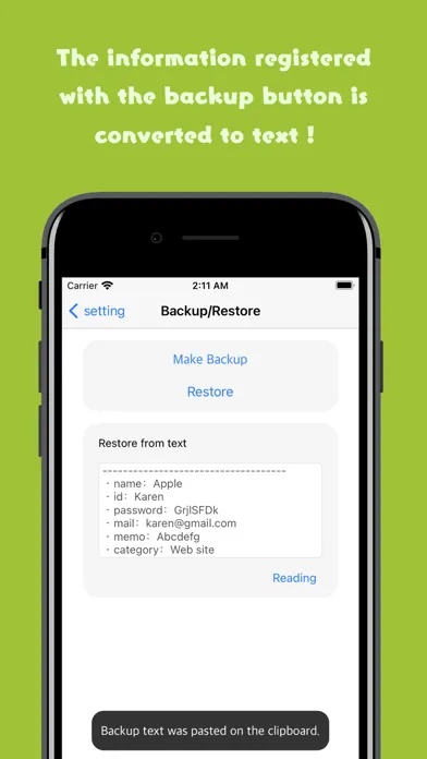 EasyToUse ! PasswordManagerApp应用截图