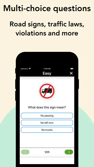 Captures d'écran de Kuwait Driving Theory Test