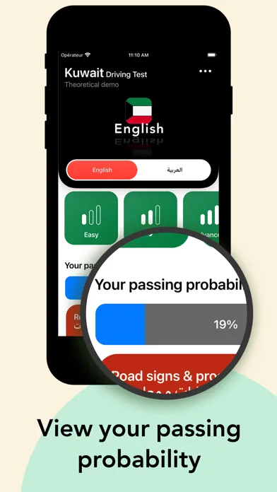 Captures d'écran de Kuwait Driving Theory Test