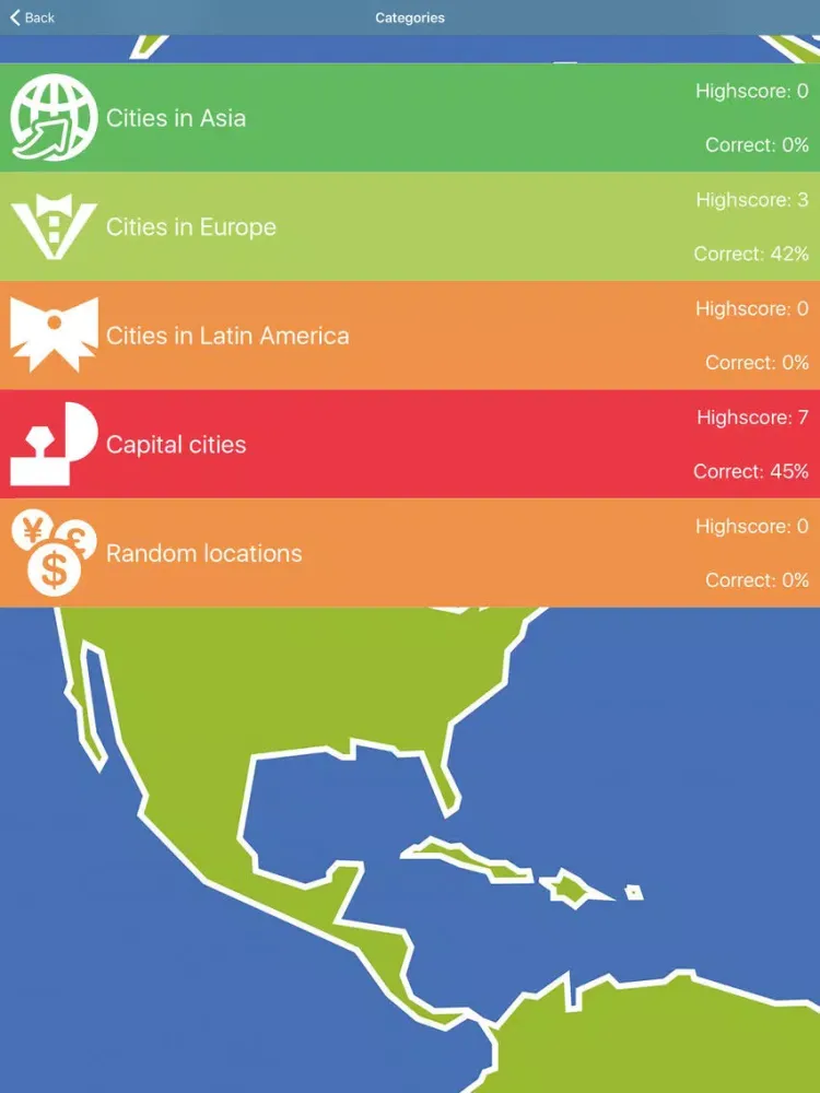 Learn Geography Picture Quiz iPad  スクリーンショット