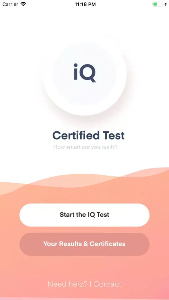 Certificated IQ Test應用截圖