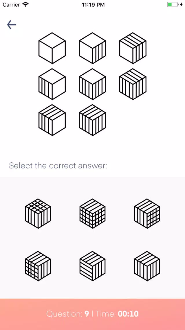 ภาพหน้าจอของ Certificated IQ Test