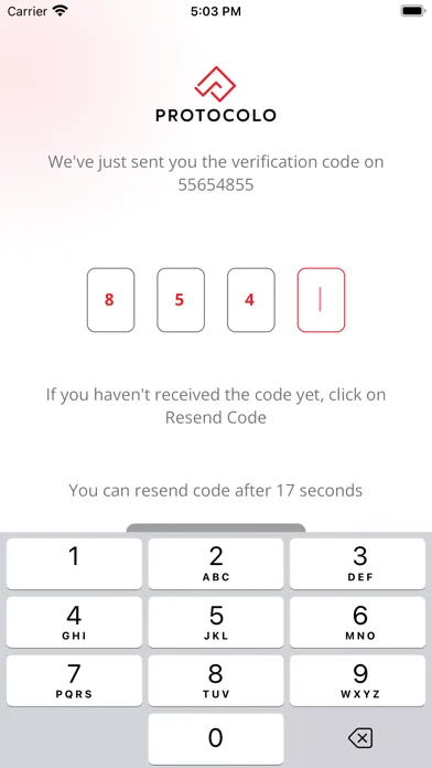 Screenshot di Protocolo Valet