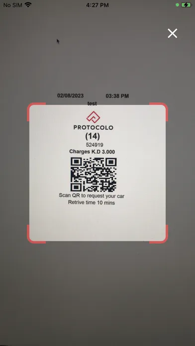 Screenshot di Protocolo Valet