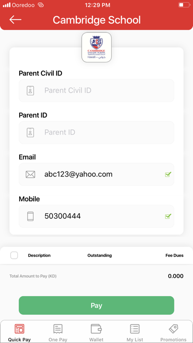eNet Pay Screenshots