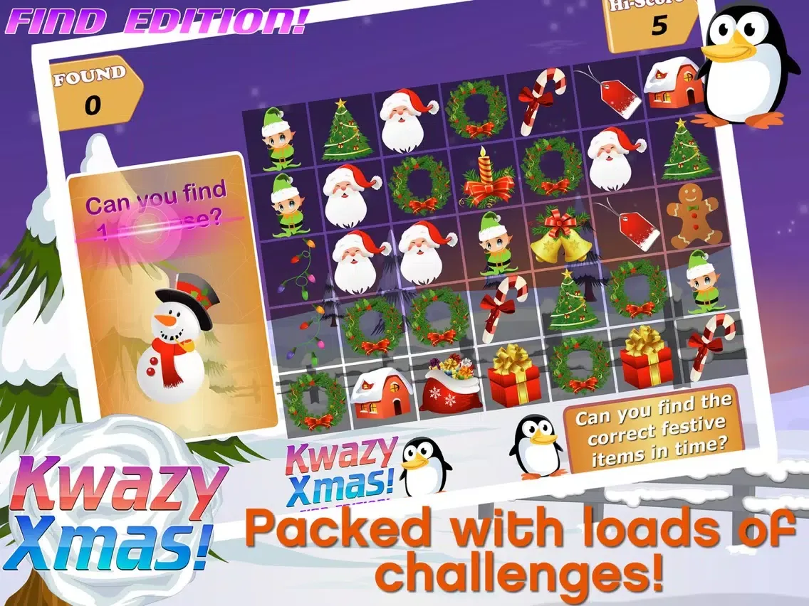 Tangkapan skrin Christmas Games Spot The Differences Xmas Fun iPad 