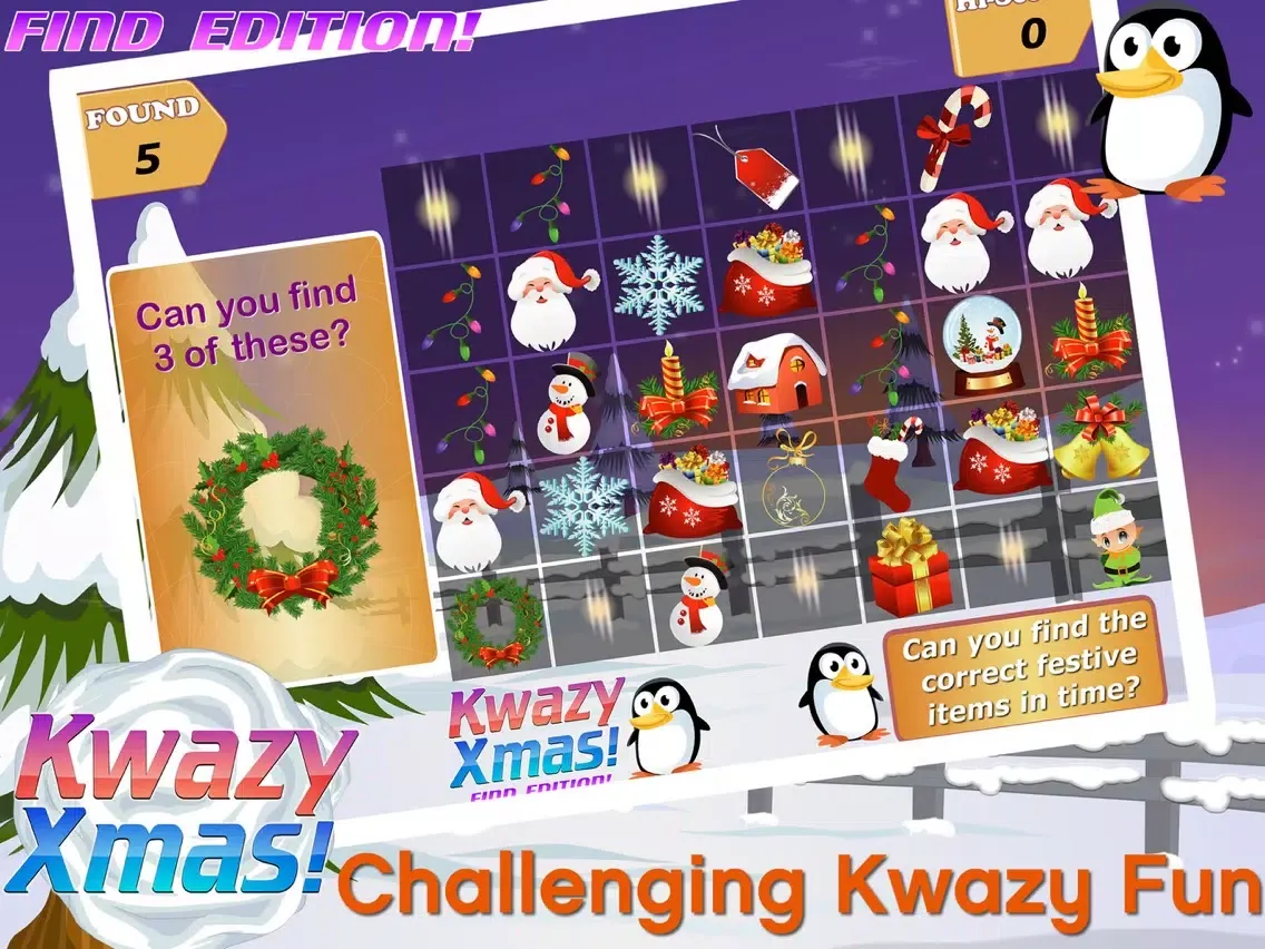 Tangkapan skrin Christmas Games Spot The Differences Xmas Fun iPad 