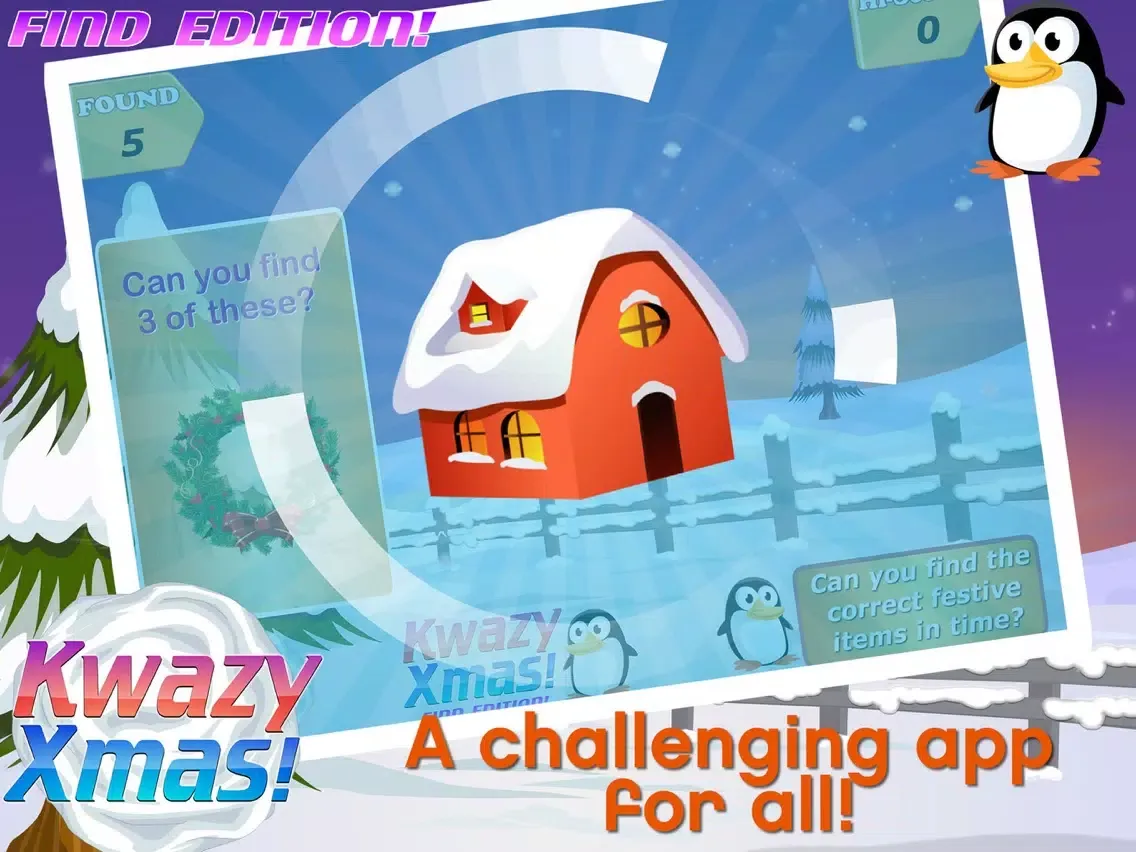 Tangkapan skrin Christmas Games Spot The Differences Xmas Fun iPad 