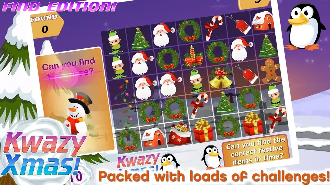 Tangkapan skrin Christmas Games Spot The Differences Xmas Fun