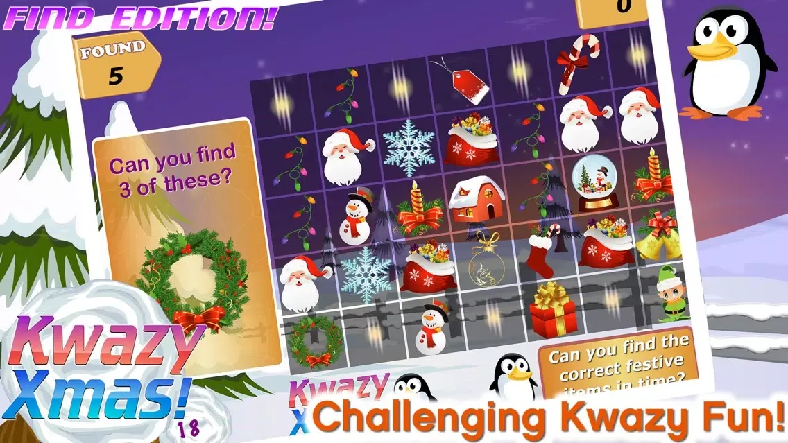Tangkapan skrin Christmas Games Spot The Differences Xmas Fun