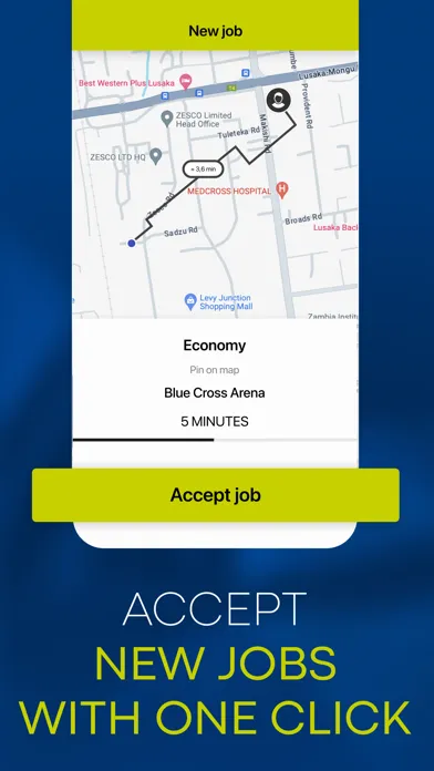 Captures d'écran de Kwik Rides Driver App