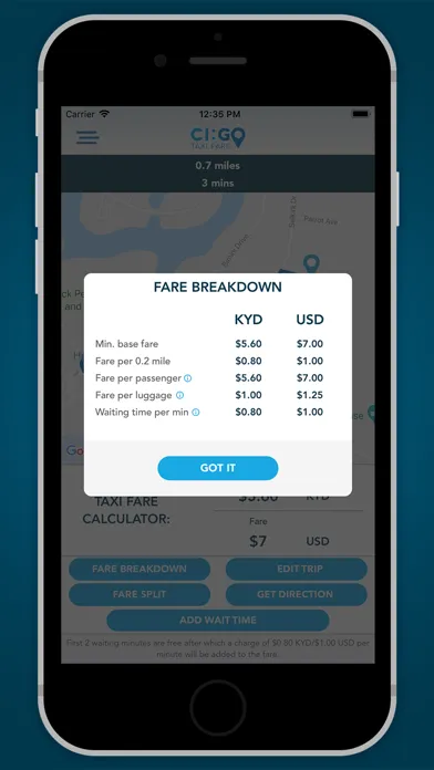 CIGO Taxi Fare应用截图