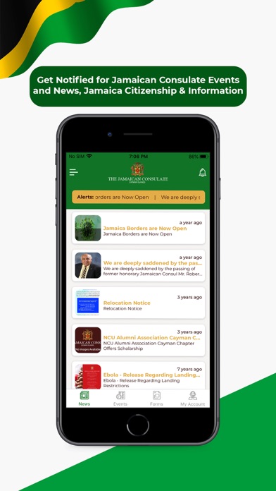 Jamaican Consulate سکرین شاٹس