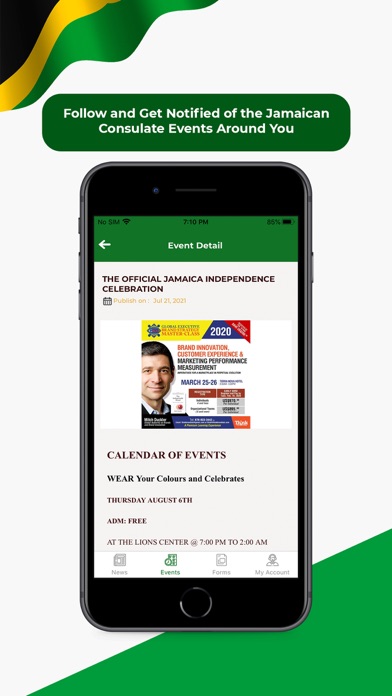 Jamaican Consulate سکرین شاٹس