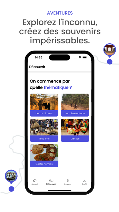 Capturas de tela do Bénin Tourisme