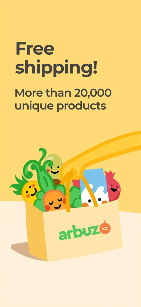 Online supermarket Arbuz.kz Screenshots