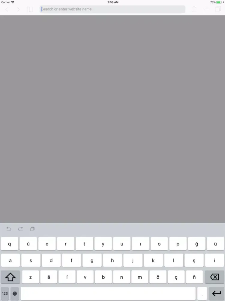 Zrzuty ekranu Balama keybоаrd iPad 
