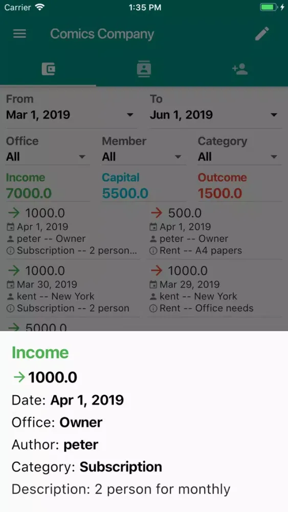 Finance Manager Online Ekran Görüntüleri