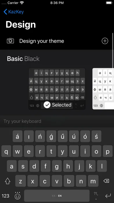 KazKey - best Kazakh keyboard স্ক্রিনশট