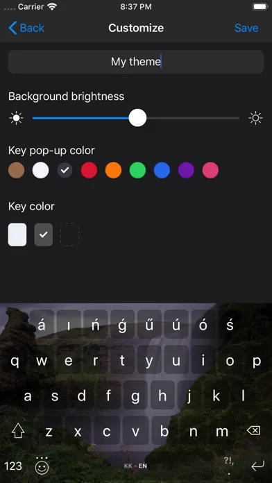 KazKey - best Kazakh keyboard স্ক্রিনশট