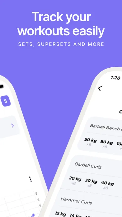 Tangkapan layar Fit Journal: Gym Workout Log