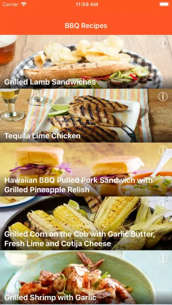 BBQ Barbecue Recipes Ekran Görüntüleri