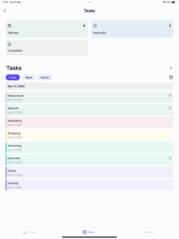 Nagomi App iPad  Screenshots