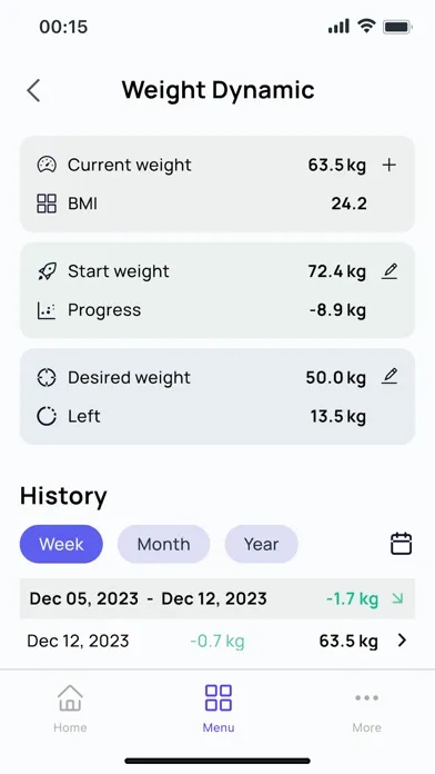 Nagomi App Screenshots