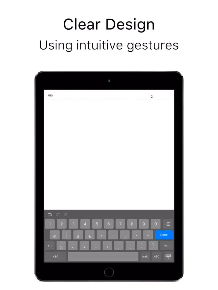 Capturas de pantalla de Clean Wallet iPad 